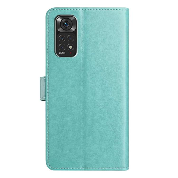 For Redmi Note 11S 4G / Note 11 4G Global Lambskin 8-card Slot Leather Phone Case