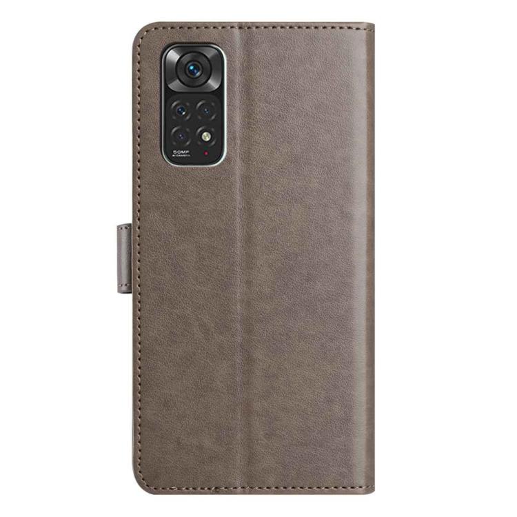 For Redmi Note 11S 4G / Note 11 4G Global Lambskin 8-card Slot Leather Phone Case
