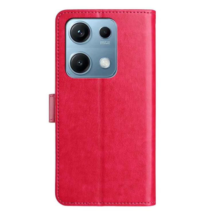 For Redmi Note 14S 4G Lambskin 8-card Slot Leather Phone Case