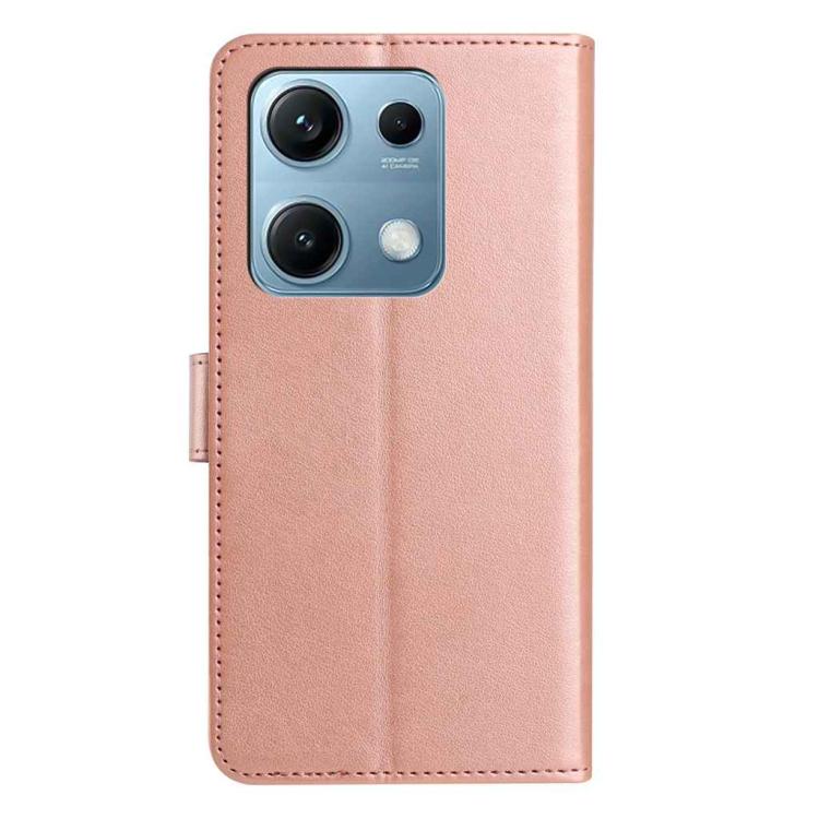 For Redmi Note 14S 4G Lambskin 8-card Slot Leather Phone Case