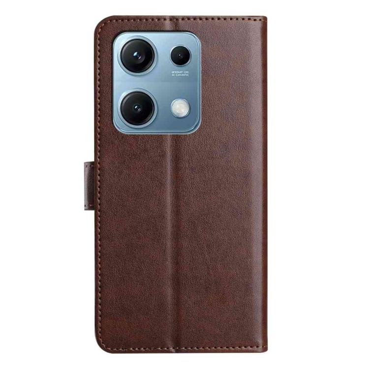 For Redmi Note 14S 4G Lambskin 8-card Slot Leather Phone Case