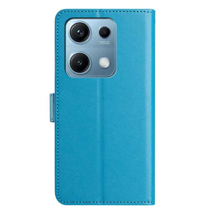 For Redmi Note 14S 4G Lambskin 8-card Slot Leather Phone Case