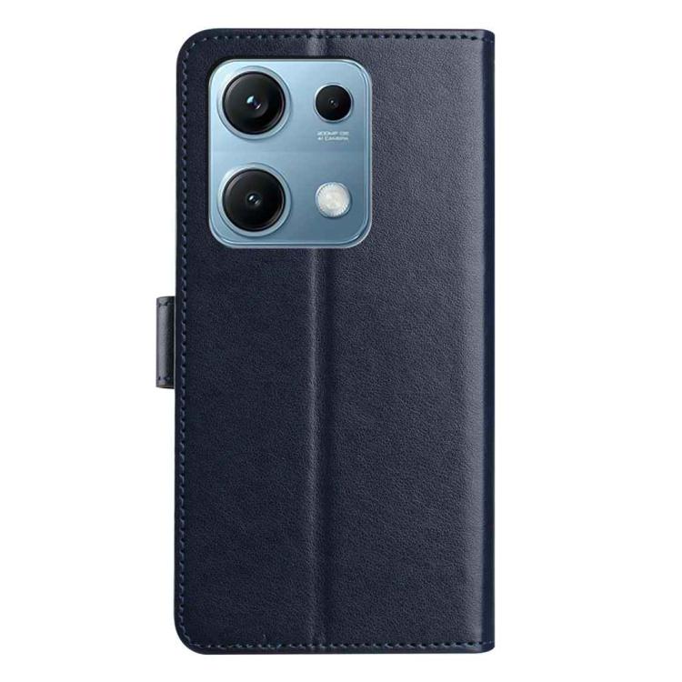 For Redmi Note 14S 4G Lambskin 8-card Slot Leather Phone Case
