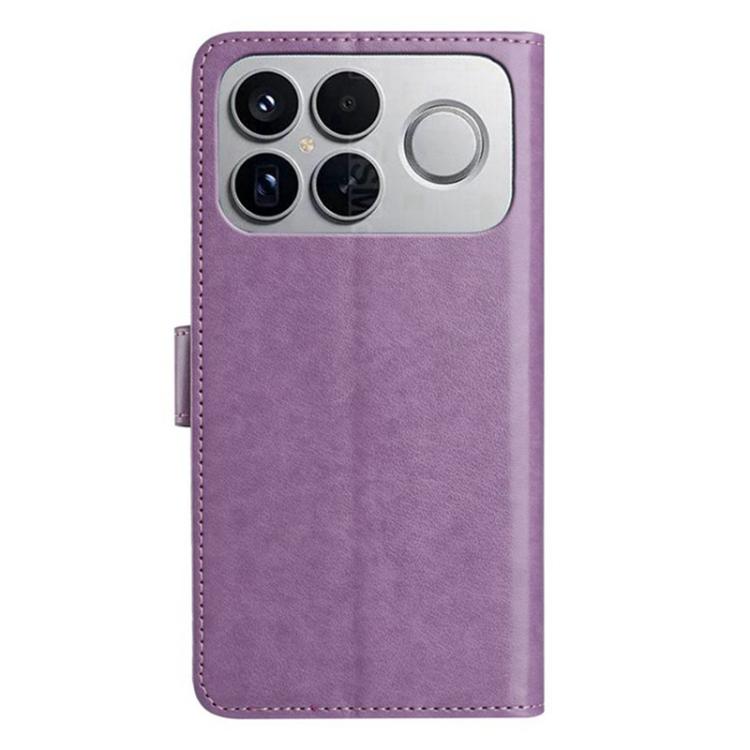 For Redmi K90 / Poco F8 Pro Lambskin 8-card Slot Leather Phone Case