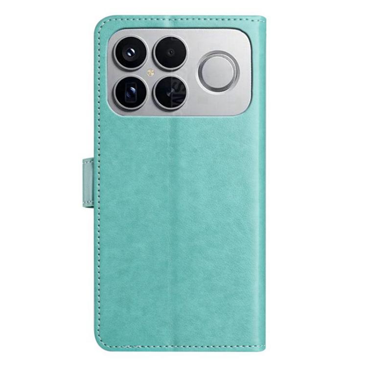 For Redmi K90 / Poco F8 Pro Lambskin 8-card Slot Leather Phone Case
