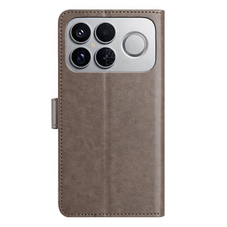 For Redmi K90 / Poco F8 Pro Lambskin 8-card Slot Leather Phone Case