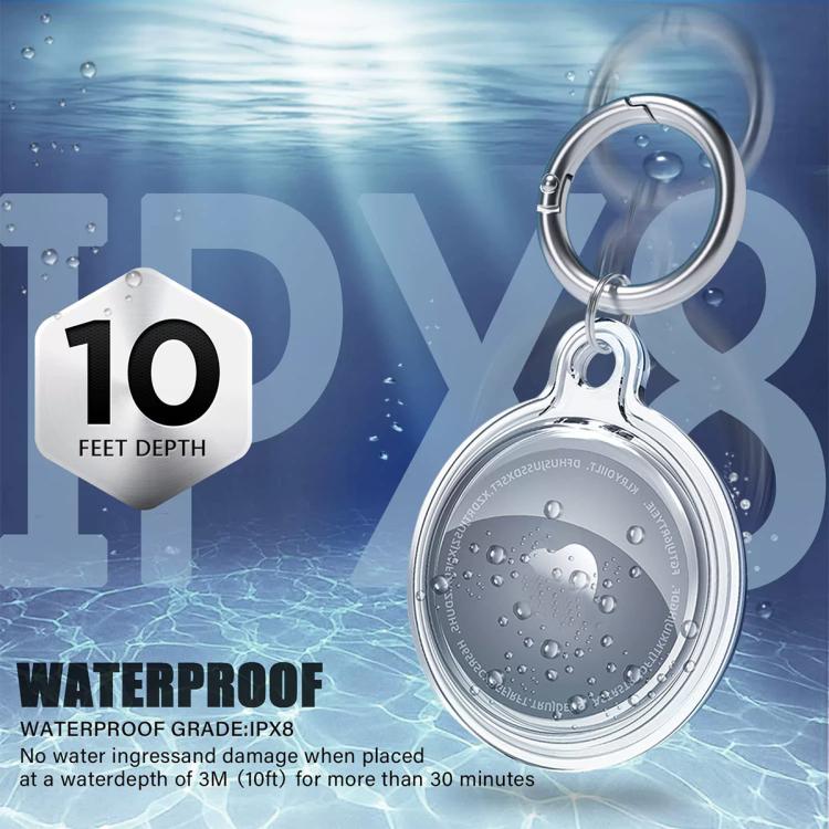 For AirTag 2nd Gen / AirTag 1st Gen xDfind Full-cover Waterproof TPU Protective Cover