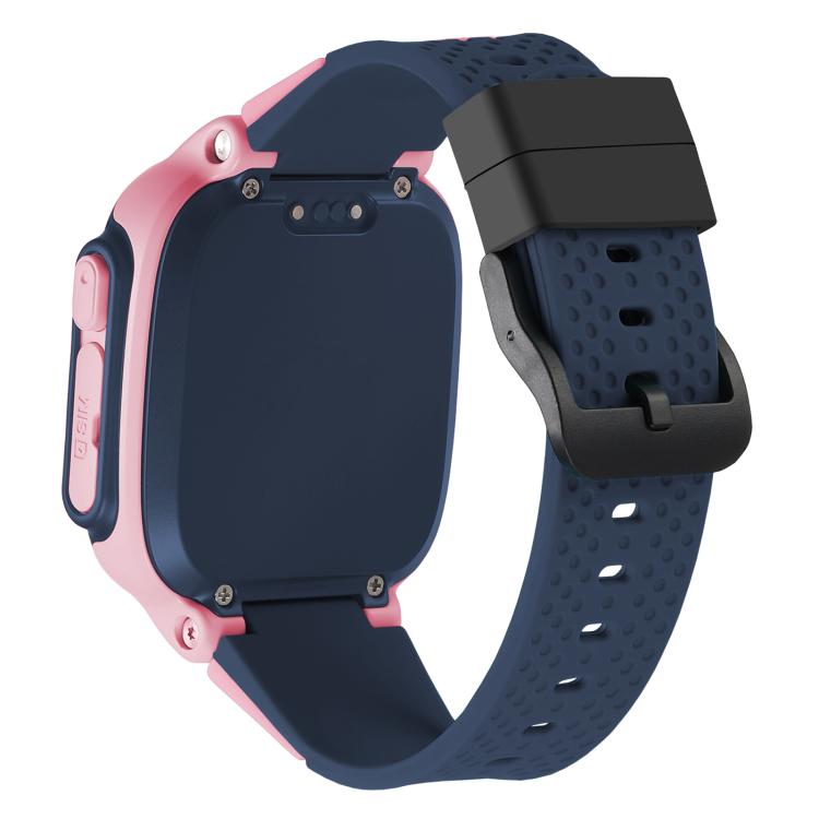 For Imoo Watch Phone D2 / D3 / Z6 / Q5 Black Buckle Two Color Silicone Watch Band
