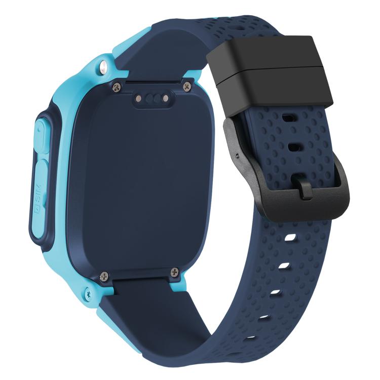 For Imoo Watch Phone D2 / D3 / Z6 / Q5 Black Buckle Two Color Silicone Watch Band