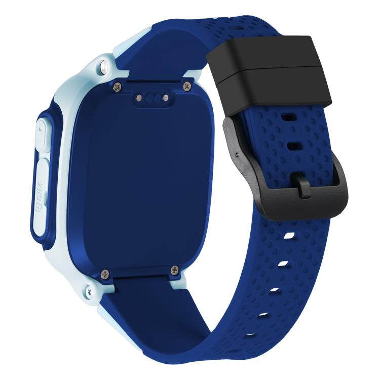 For Imoo Watch Phone D2 / D3 / Z6 / Q5 Black Buckle Two Color Silicone Watch Band