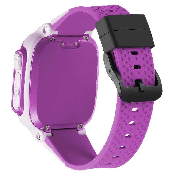 For Imoo Watch Phone D2 / D3 / Z6 / Q5 Black Buckle Two Color Silicone Watch Band