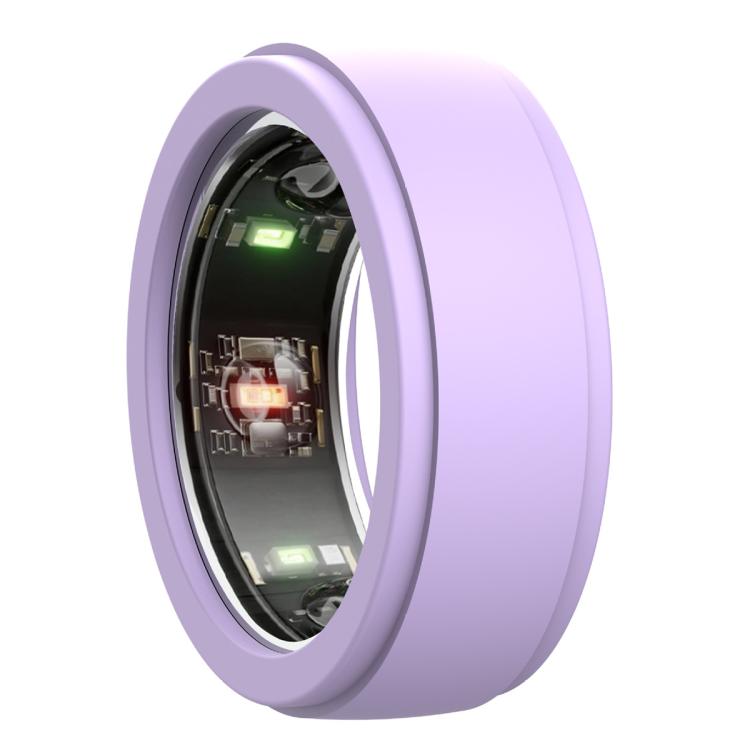 xDfind For Samsung Galaxy Ring / Oura Ring Smart Ring Silicone Solid Color Cover, Size:M