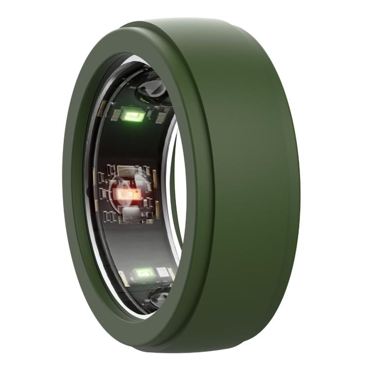 xDfind For Samsung Galaxy Ring / Oura Ring Smart Ring Silicone Solid Color Cover, Size:M