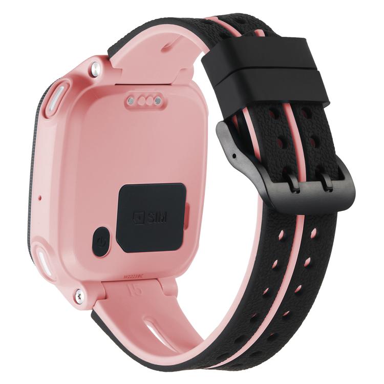 For Imoo Watch Phone Q1A / D2 Black Buckle Two Color Silicone Watch Band