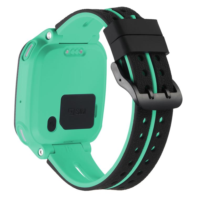 For Imoo Watch Phone Q1A / D2 Black Buckle Two Color Silicone Watch Band