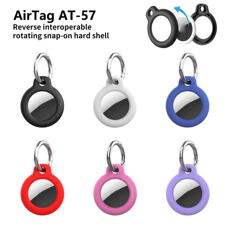 For AirTag 2nd Gen / AirTag 1st Gen xDfind Spring Buckle PC Protective Cover