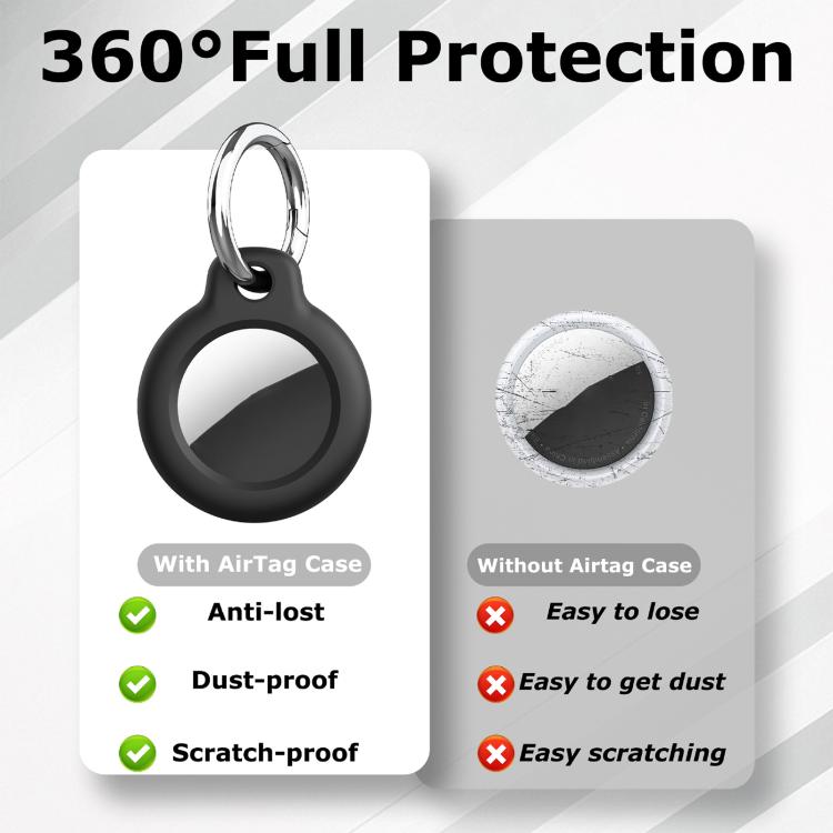 For AirTag 2nd Gen / AirTag 1st Gen xDfind Spring Buckle PC Protective Cover