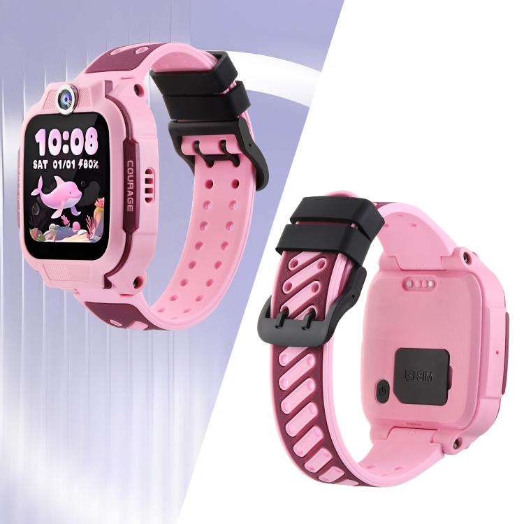For Imoo Watch Phone D2 / D3 / Z6 / Q5 Twill Two Color Silicone Watch Band