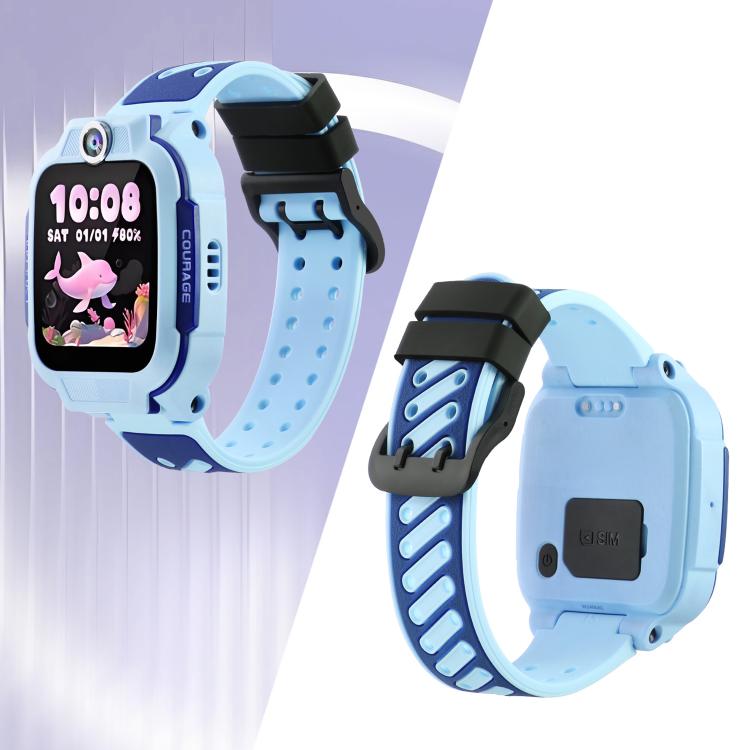 For Imoo Watch Phone D2 / D3 / Z6 / Q5 Twill Two Color Silicone Watch Band