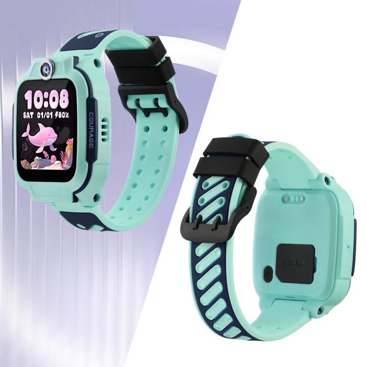 For Imoo Watch Phone D2 / D3 / Z6 / Q5 Twill Two Color Silicone Watch Band