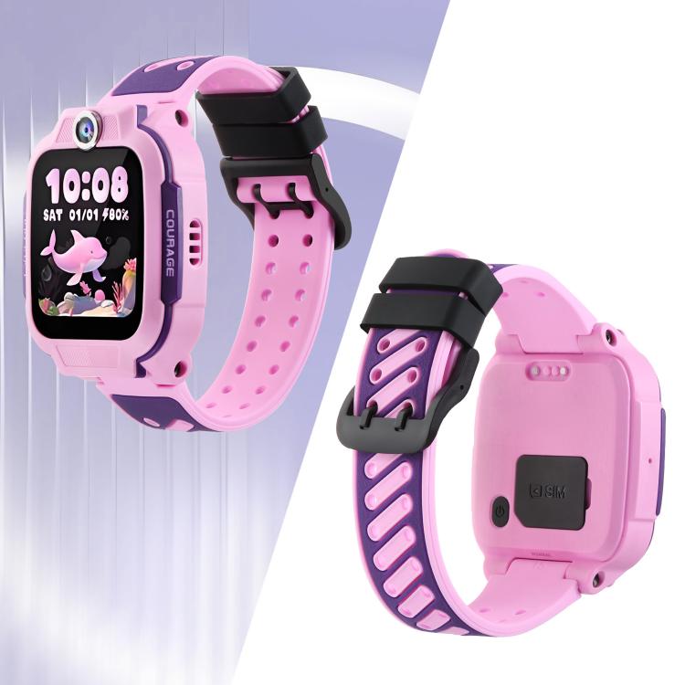 For Imoo Watch Phone D2 / D3 / Z6 / Q5 Twill Two Color Silicone Watch Band