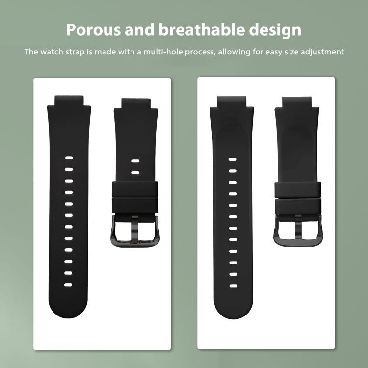 For Imoo Watch Phone Z11 / Z10 / Z6 Solid Color Silicone Watch Band