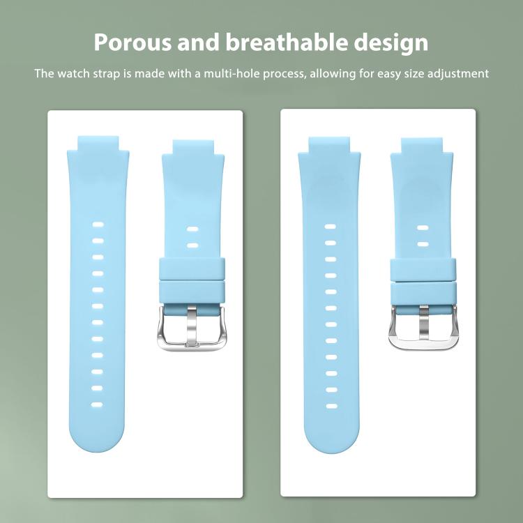 For Imoo Watch Phone Z11 / Z10 / Z6 Solid Color Silicone Watch Band
