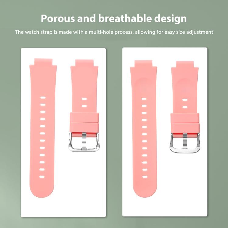 For Imoo Watch Phone Z11 / Z10 / Z6 Solid Color Silicone Watch Band