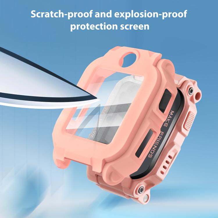 For Imoo Watch Phone Z6 / Z6A / Z6 Pro Tempered Film Integrated PC Watch Protective Cover