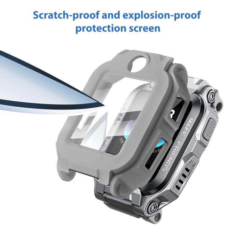 For Imoo Watch Phone Z6 / Z6A / Z6 Pro Tempered Film Integrated PC Watch Protective Cover