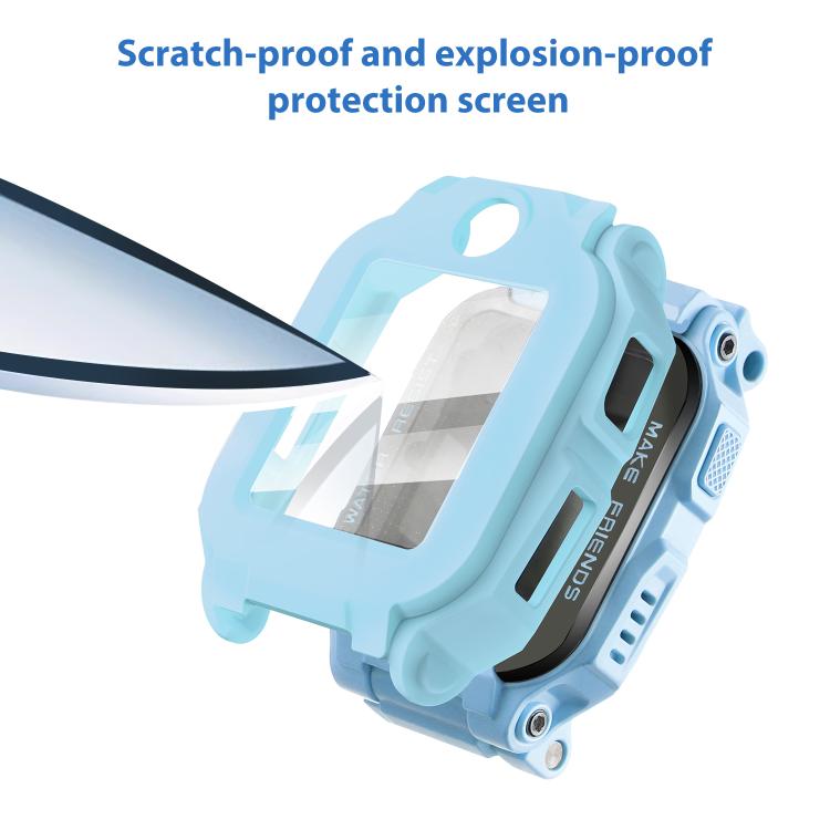 For Imoo Watch Phone Z6 / Z6A / Z6 Pro Tempered Film Integrated PC Watch Protective Cover