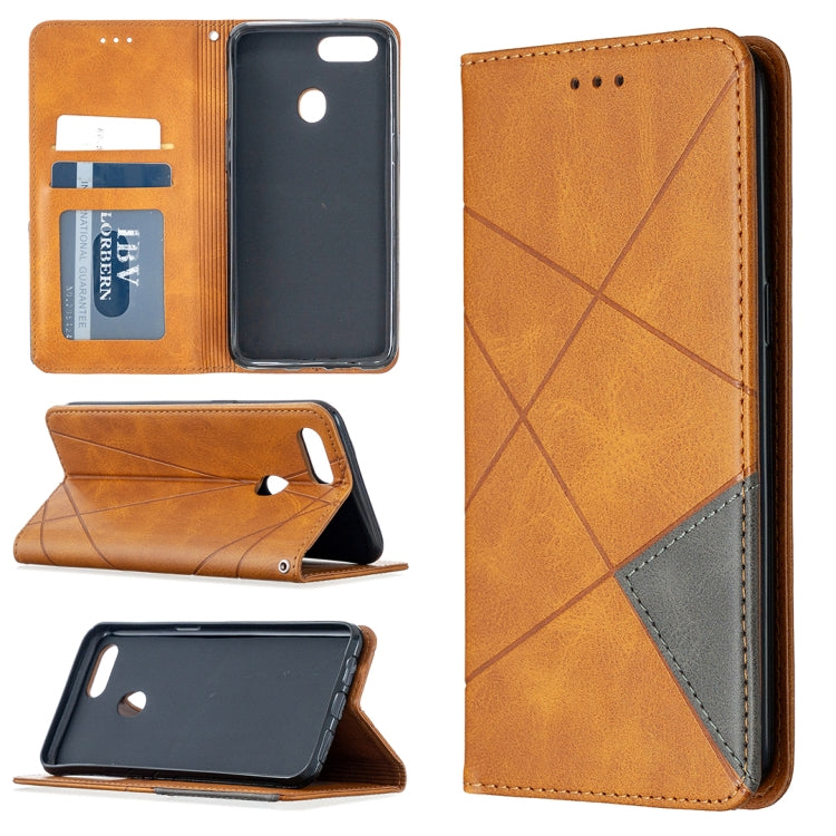 For OPPO A5 Prismatic Invisible Magnetic Horizontal Flip Leather Case with Holder & Card Slots & Photo Frame