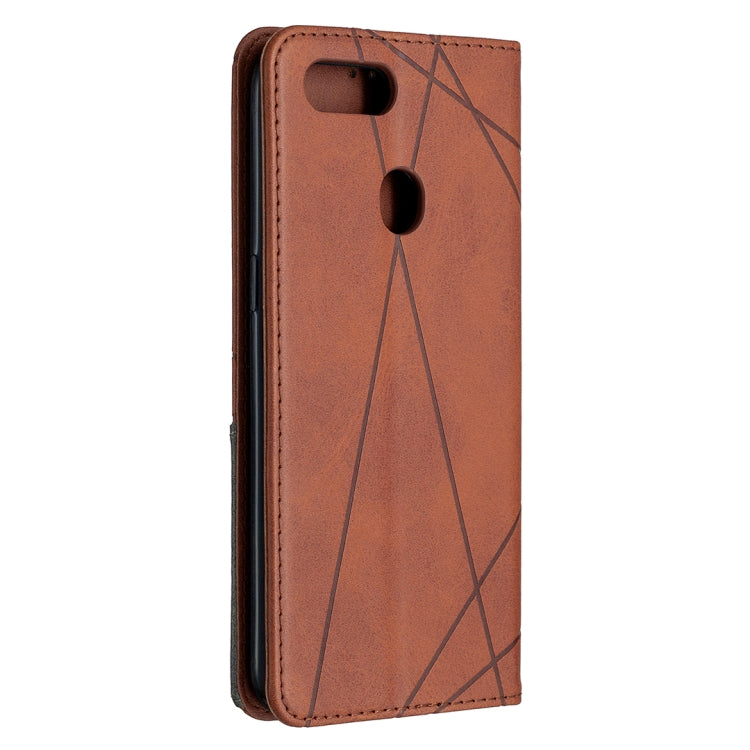 For OPPO A5 Prismatic Invisible Magnetic Horizontal Flip Leather Case with Holder & Card Slots & Photo Frame