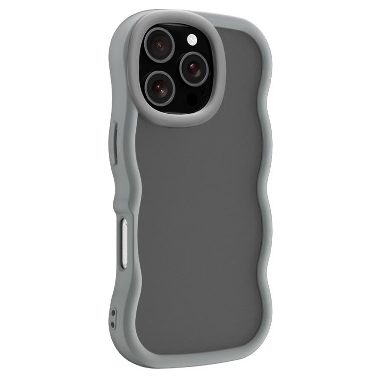 For iPhone 16 Pro Big Wave Skin Feel Phone Case