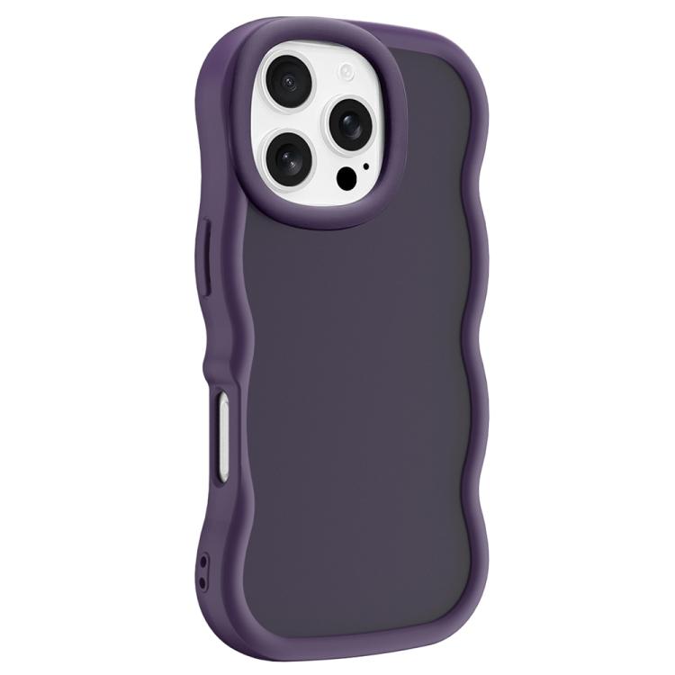 For iPhone 16 Pro Big Wave Skin Feel Phone Case