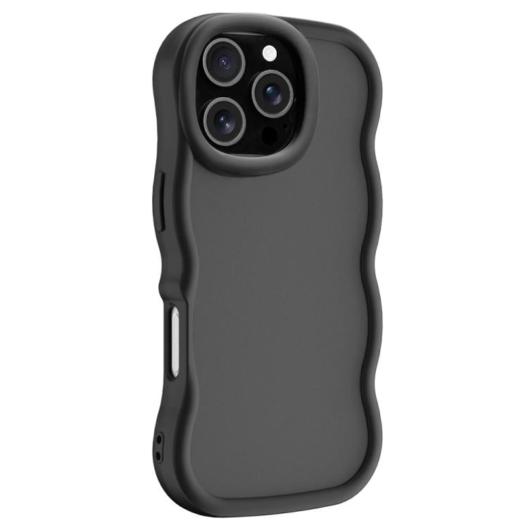 For iPhone 16 Pro Max Big Wave Skin Feel Phone Case