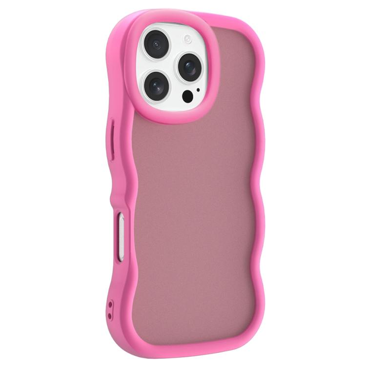 For iPhone 16 Pro Max Big Wave Skin Feel Phone Case