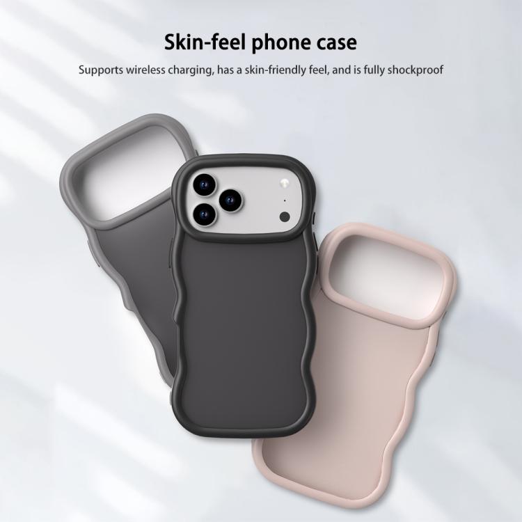 For iPhone 16 Pro Big Wave Skin Feel Phone Case