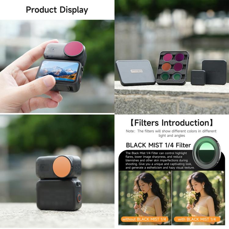 For DJI Osmo Nano Sunnylife Camera Lens Filter, Filter:ND64