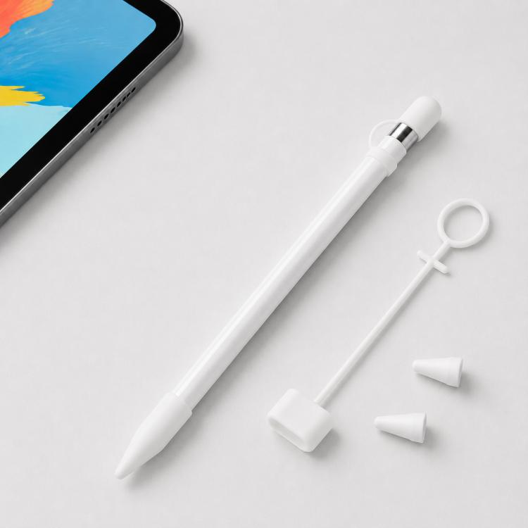XDcase 4 in 1 Anti-lost Silicone Protective Cover Set For Apple Pencil 1