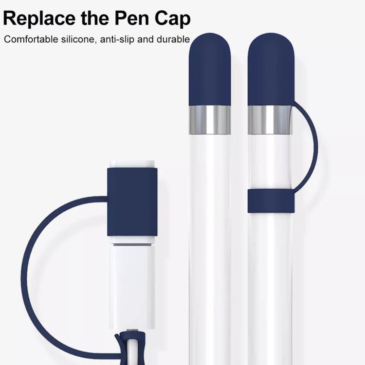 XDcase 4 in 1 Anti-lost Silicone Protective Cover Set For Apple Pencil 1