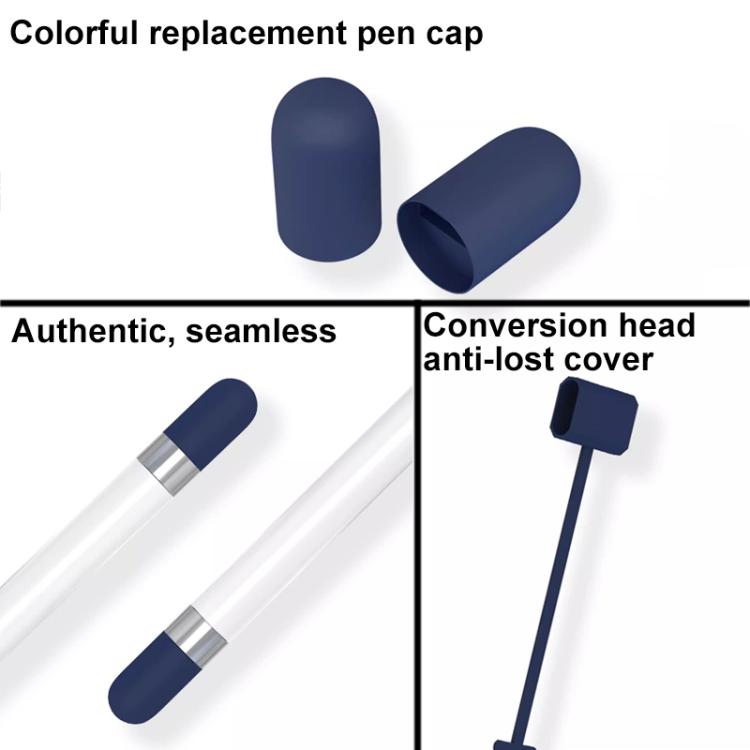 XDcase 4 in 1 Anti-lost Silicone Protective Cover Set For Apple Pencil 1