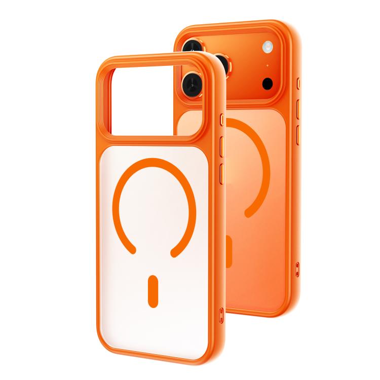 For iPhone 17 Pro Oil-spray Skin Feel MagSafe PC Hybrid TPU Phone Case
