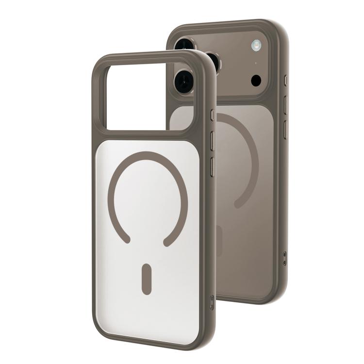 For iPhone 17 Pro Oil-spray Skin Feel MagSafe PC Hybrid TPU Phone Case
