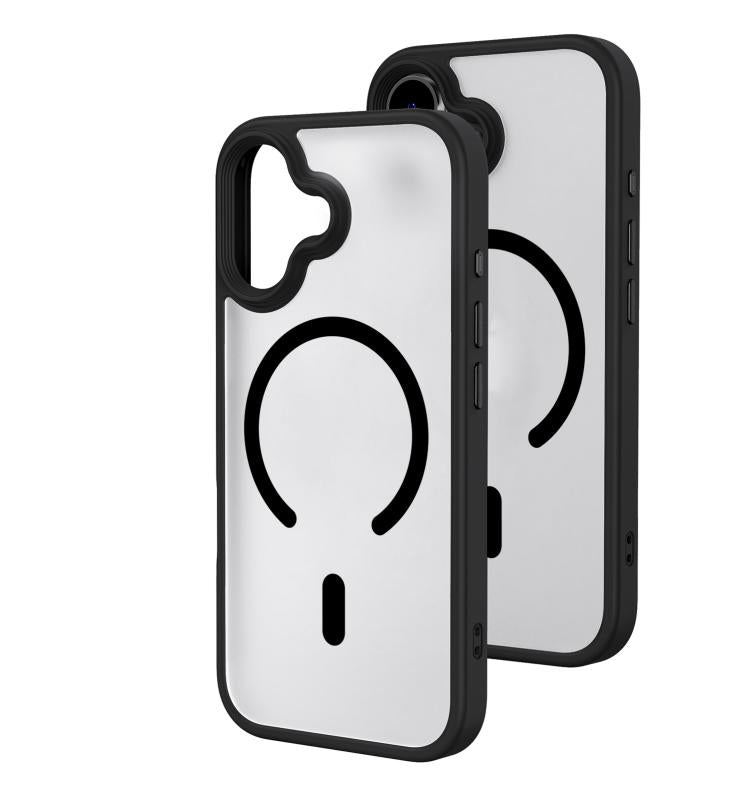 For iPhone 17 Oil-spray Skin Feel MagSafe PC Hybrid TPU Phone Case