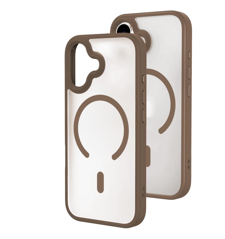 For iPhone 17 Oil-spray Skin Feel MagSafe PC Hybrid TPU Phone Case
