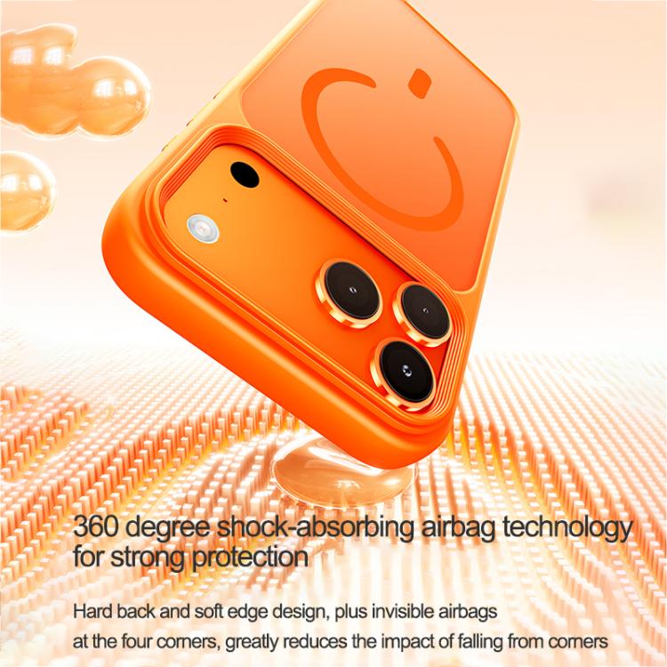 For iPhone 17 Pro Oil-spray Skin Feel MagSafe PC Hybrid TPU Phone Case