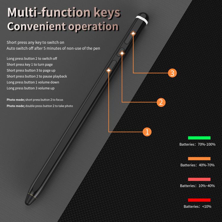 C01 Multifunctional Bluetooth Camera Magnetic Charging Stylus