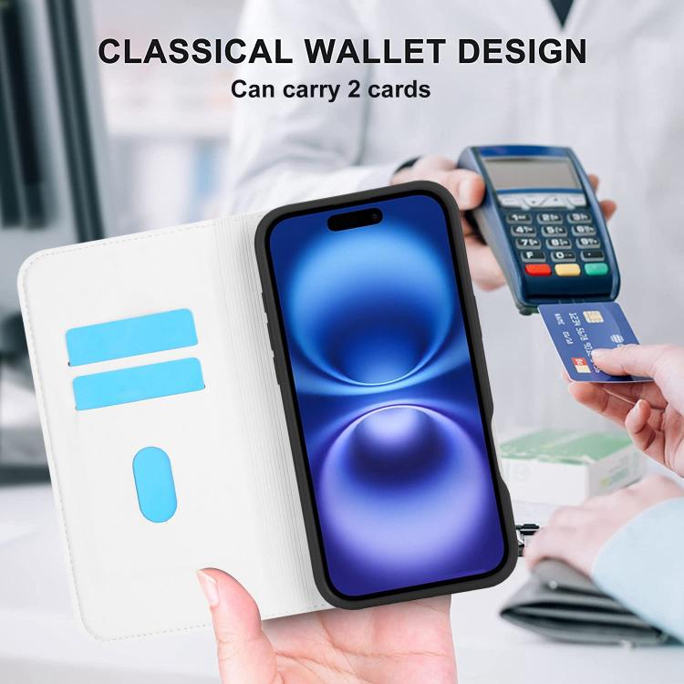 For iPhone 16 Rhombic MagSafe RFID Anti-Theft Wallet Leather Phone Case