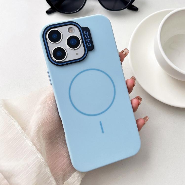 For iPhone 11 Pro Max Large Hole Solid Color Frame CESA Fine Ring Magsafe Phone Case